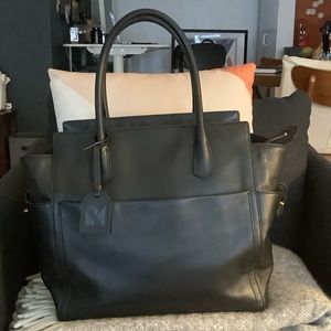 Reed Krakoff Black Atlantique Leather Tote